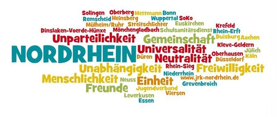 Banner des Jugendrotkreuz Nordrhein