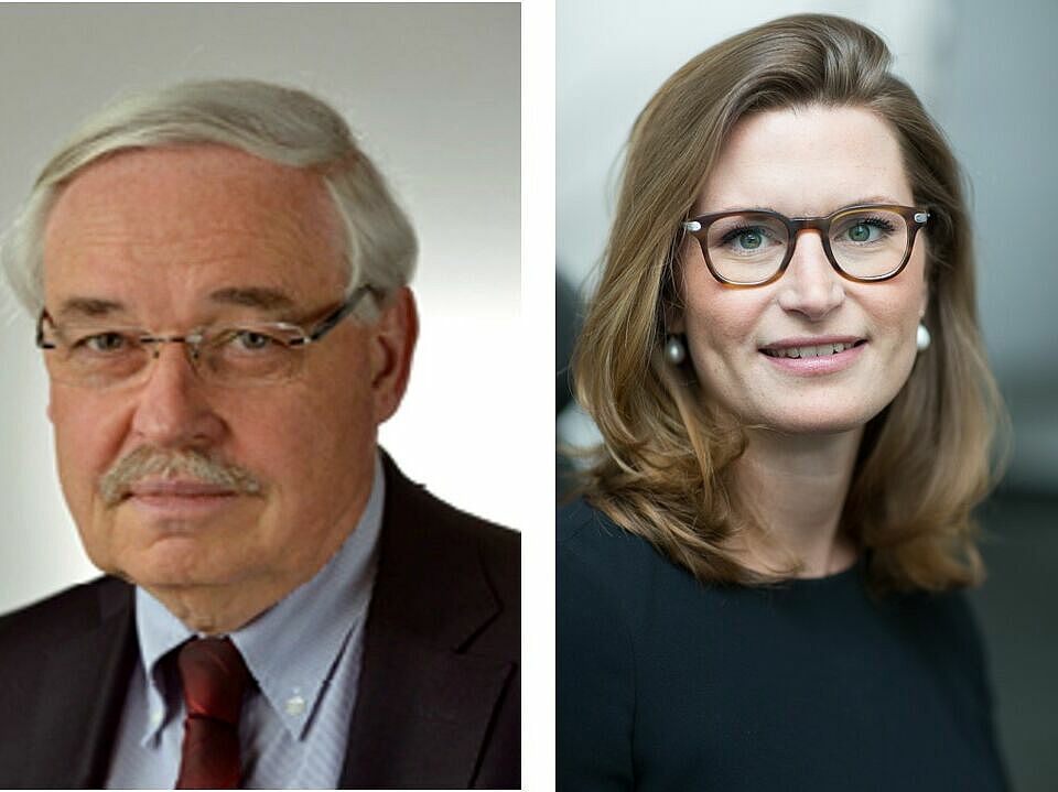 Drei Personen des Präsidiums