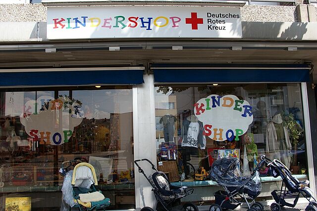 Kindershop mit Schaufenster
