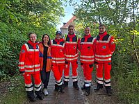 Gruppenfoto zusammen mit der Teambetreuerin